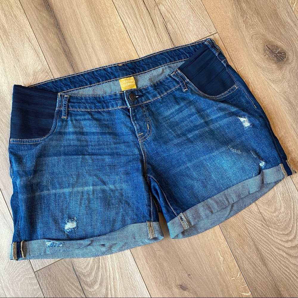 Maternity Denim Shorts